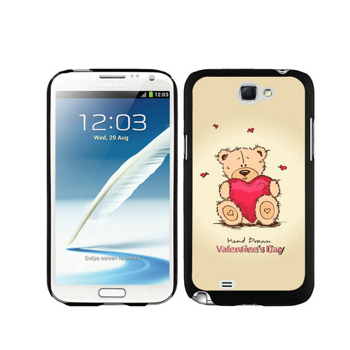 Valentine Bear Love Samsung Galaxy Note 2 Cases DQX | Women - Click Image to Close